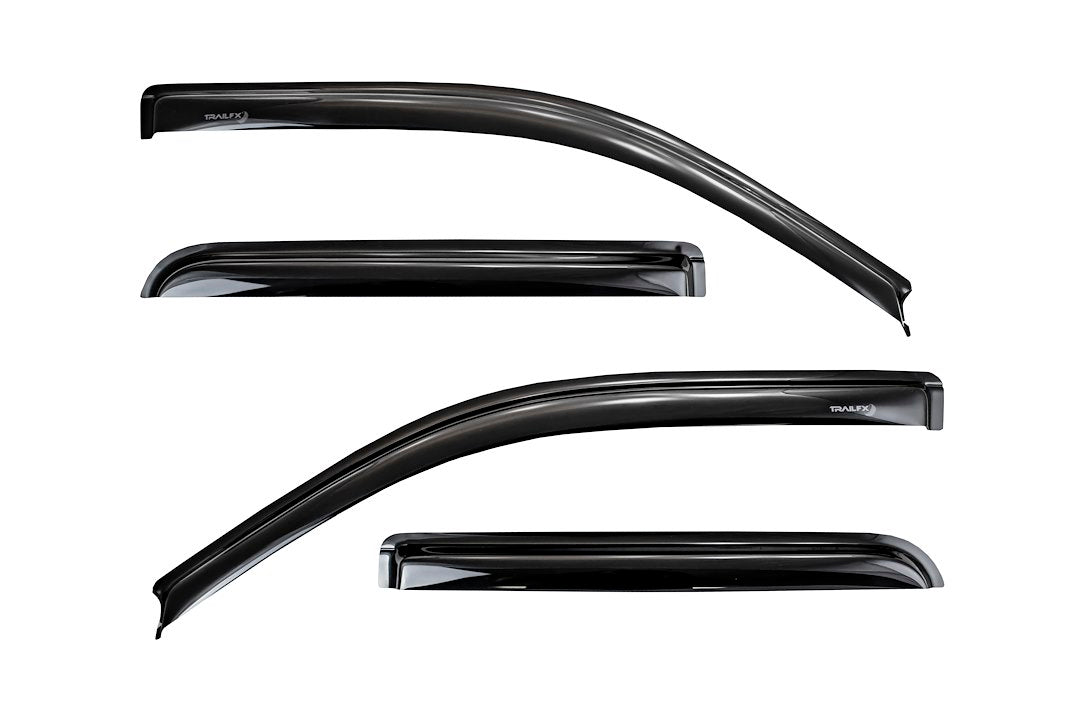 Product of TrailFX 4155H TFX 4-PC Window Vents Outside Channel Rainguard 