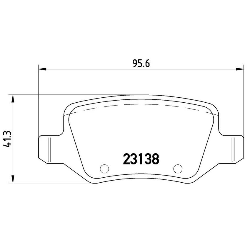 Product of Brembo P50090 Brake Pad - Set Of 4 
