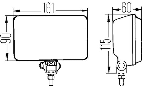 Product of Hella 005860631 Driving Beam Driving/ Fog Light 