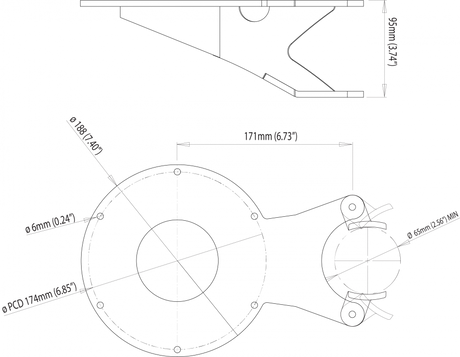 Product of Scanstrut Cam-Mm-02 Surveillance System Camera Mount