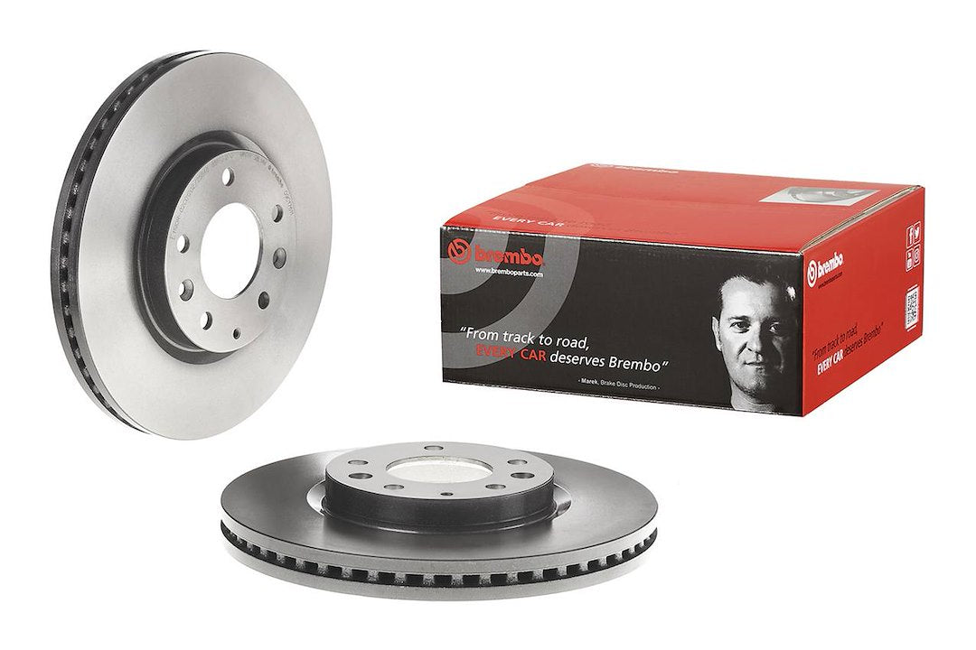 Product of Brembo 09C17611C02 Vented 1 Piece Brake Rotor 