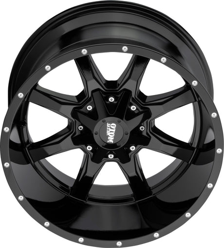 Product of Moto Metal Wheels 20x10 Black With Natural Accents Wheel - 6x5.31 Bolt Pattern 