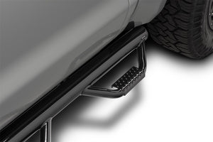 Product of N-Fab F1785CC Cab Length Nerf Bar With Drop Down Steps 