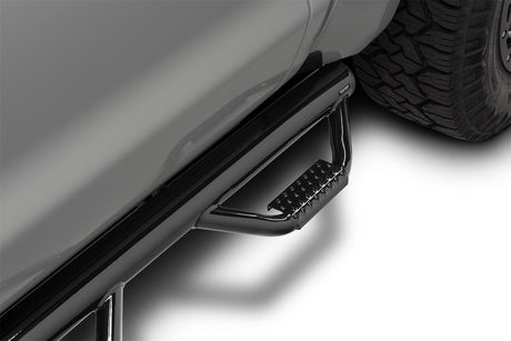 Product of N-Fab F1785CC Cab Length Nerf Bar With Drop Down Steps 