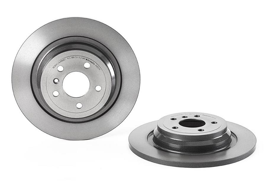 Product of Brembo 08A95711C02 Solid 1 Piece Brake Rotor 