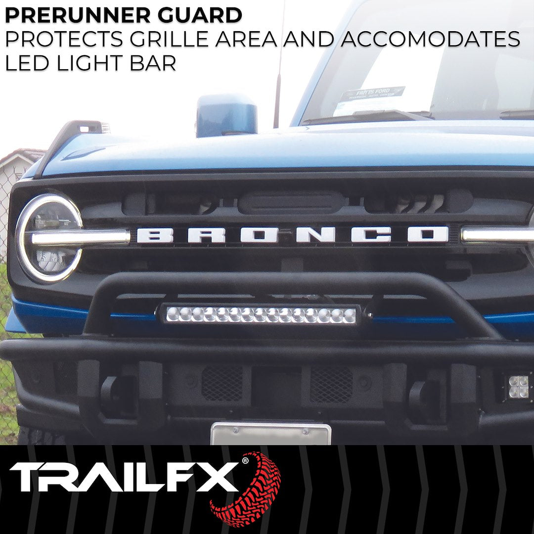 Product of TrailFX BR001T TrailFX Bronco Products Steel Matte Powder Coated Bumper 