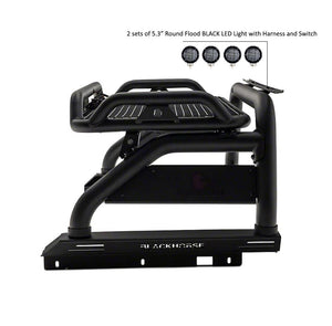 Black Horse Offroad Atrb5bk-Plfb Truck Bed Bar||atrb5bk-Plfb_11.Jpg||87||blkatrb5bplfb||850748