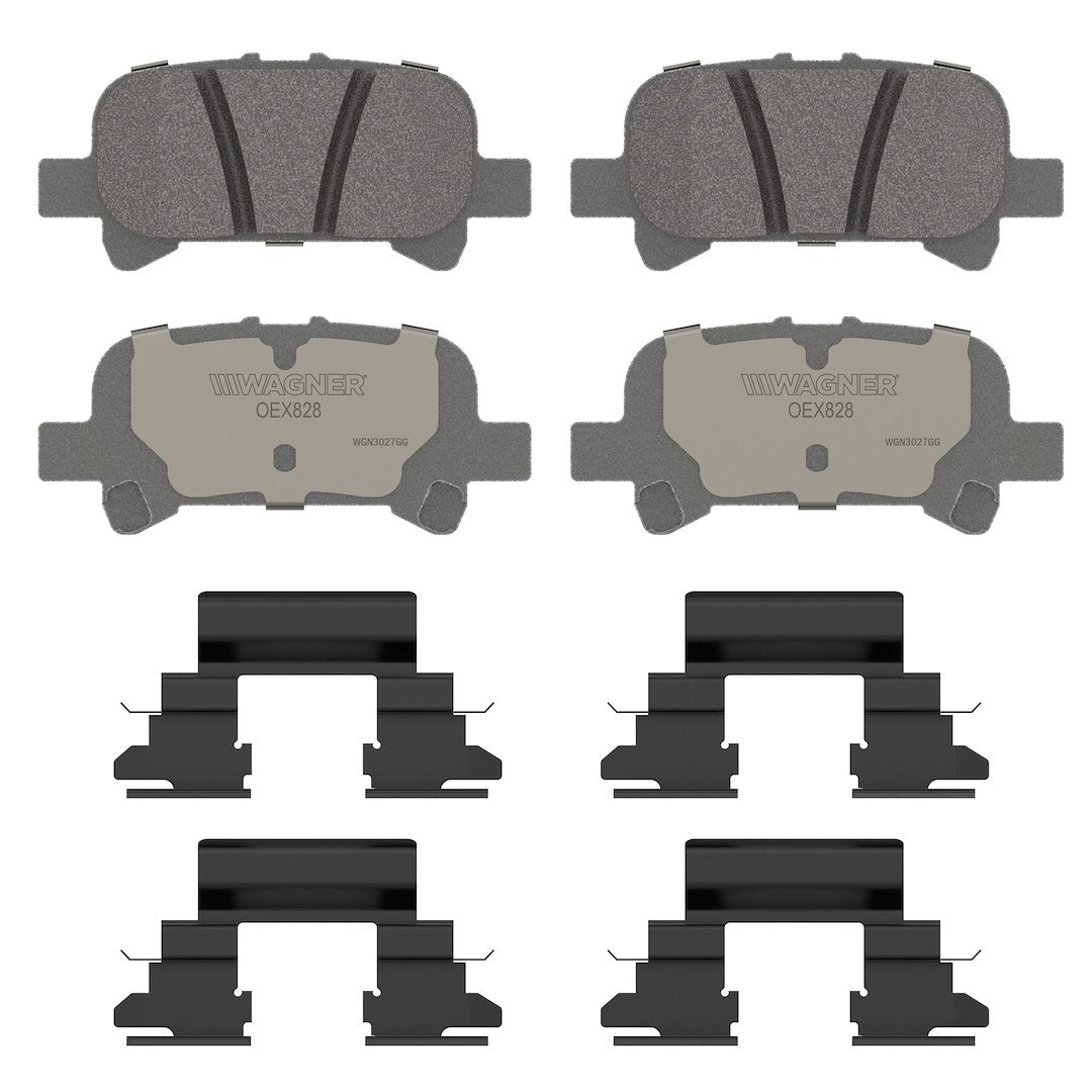 Wagner Brakes Oex828 Brake Pad||oex828.Jpg||85||w66oex828||2222356