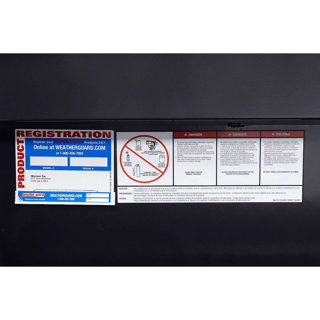 Product of Weather Guard (Werner) 178-6-04 Low Profile Toolbox 