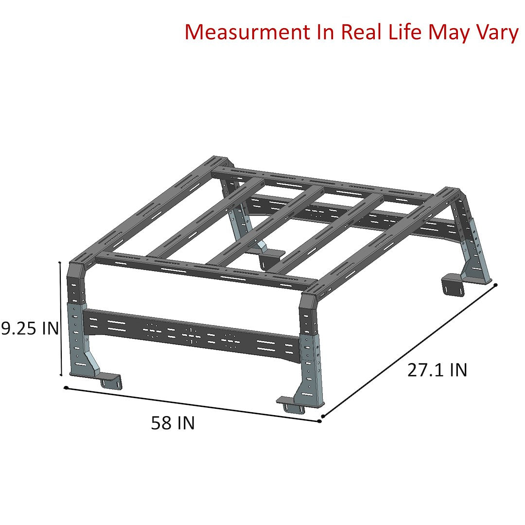 Product of Black Horse Offroad TR11B  Truck Bed Bar 