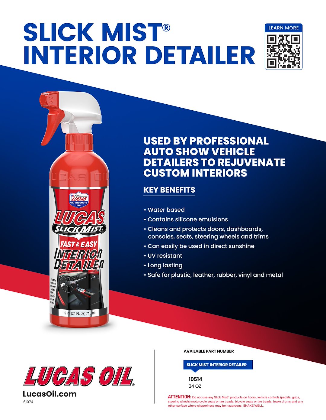 Lucas Oil 10514 Interior Cleaner||10514_2.Jpg||87||l4410514||944965