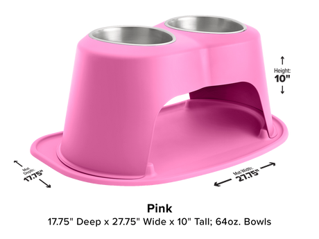 Weathertech (Usa) Dhc6410pkpk Pet Dish||petcomfort_Dh_Cm_6410_Pink.Png||85||w24hc6410pkpk||1505811