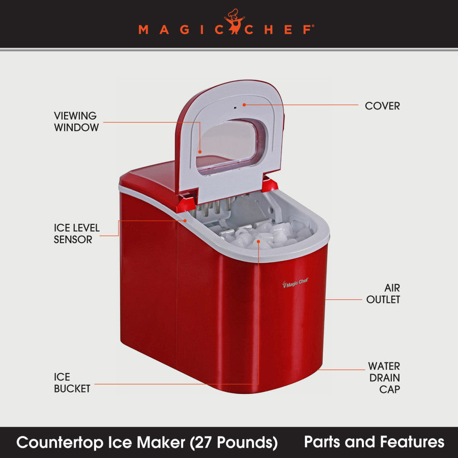 Magic Chef Mcim22r Ice Machine||||93||mgcmcim22r||1909990