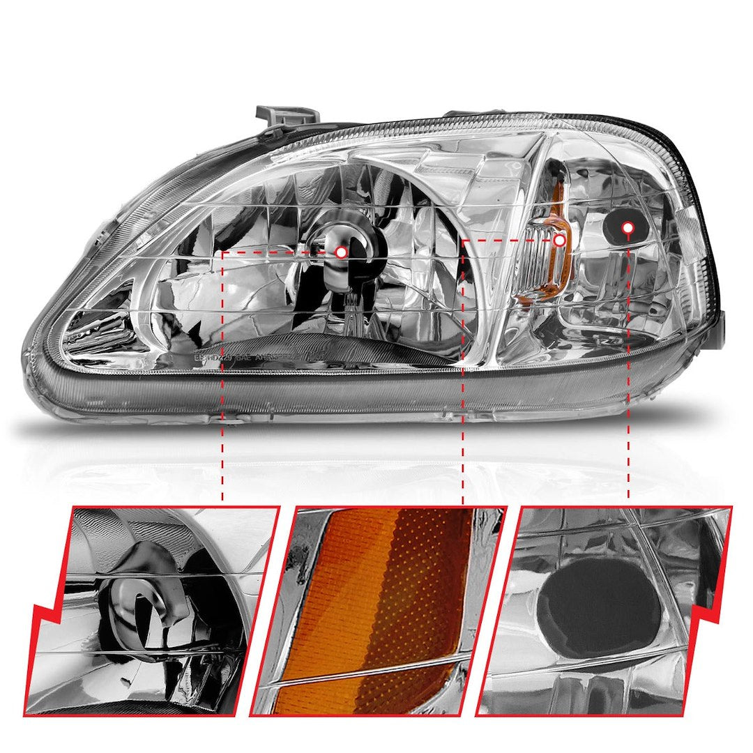 Anzo Usa 121179 Headlight Assembly||||86||a1r121179||2002008