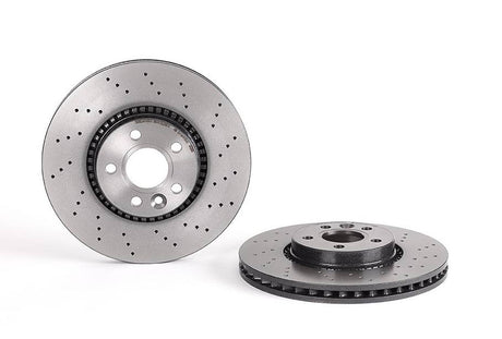 Product of Brembo 09A4261XC02 Xtra Vented Cross Drilled 1 Piece Brake Rotor 