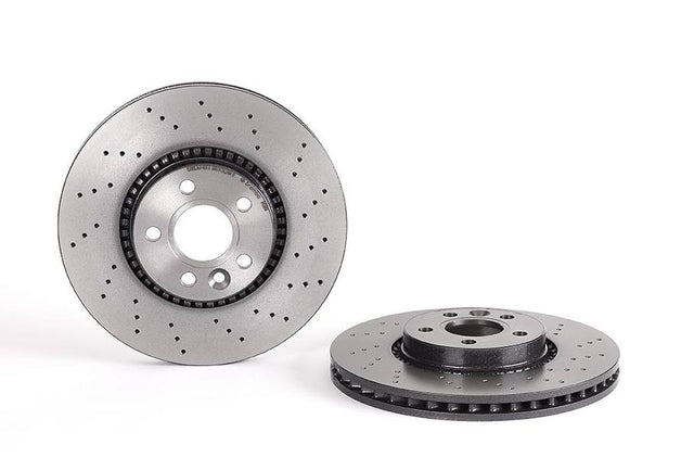 Product of Brembo 09A4261XC02 Xtra Vented Cross Drilled 1 Piece Brake Rotor 