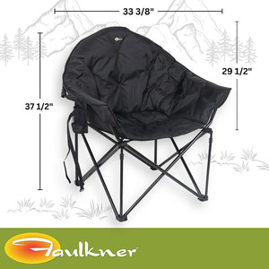 Faulkner 49570h Camping Chair||flk_49570h_Big Dog Bucket Chair_Black_B2c_3.Jpg||87||flk49570h||1594167