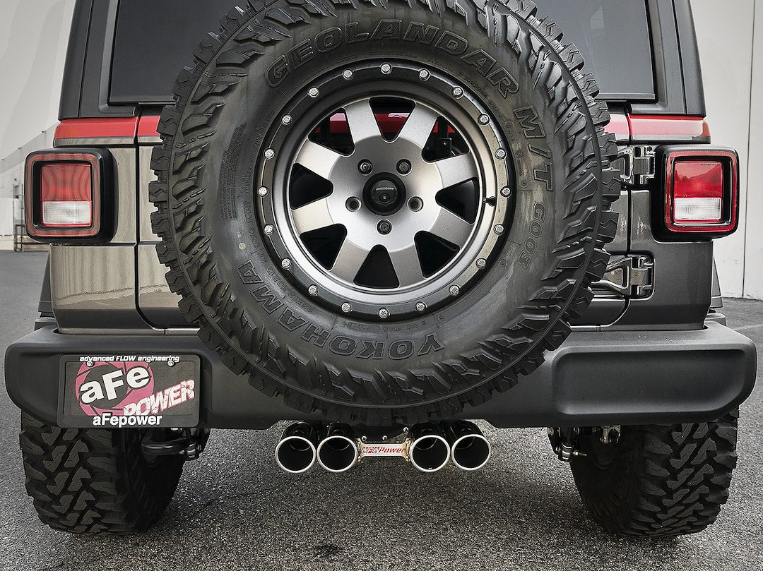 Product of Advanced FLOW Engineering 49-38071-P Rebel Cat-Back System Single Exhaust System Kit 