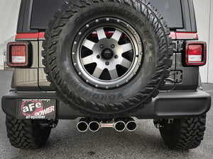 Product of Advanced FLOW Engineering 49-38071-P Rebel Cat-Back System Single Exhaust System Kit 