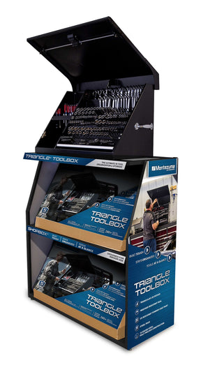 Montezuma Trd03-L-Gray Point Of Purchase Display||trd03-L_Mz_Triangle_Display_Rack.Jpg||85||montrd03lgray||1475463