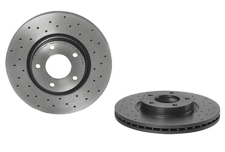 Product of Brembo 0994682XC02 Xtra Vented Cross Drilled 1 Piece Brake Rotor 