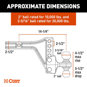 Curt 45937 Trailer Hitch Ball Mount||45937_3008x1990_Ca.Jpg||86||c9345937||1679865