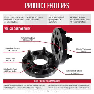 Coyote Wheel Accessories 5120-5120h-Aa669 Wheel Adapter||5120-5120h-Aa669_Features_1_1.Jpg||88||rev5120haa669||1103563