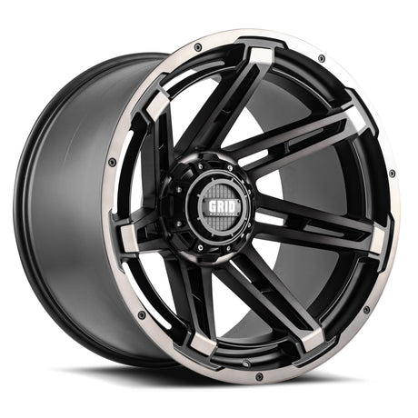 Grid Wheels Gd1220090237t1508 Wheel||gd12-Matte-Black-With-Ddt.Jpg||85||grwb29237t158||1038122