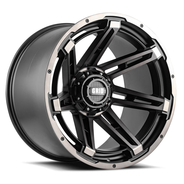 Grid Wheels Gd1220090237t1508 Wheel||gd12-Matte-Black-With-Ddt.Jpg||85||grwb29237t158||1038122
