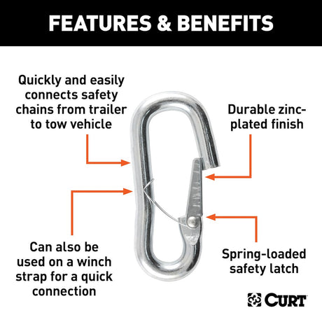 Curt 81288 Trailer Safety Chain Hook||81288_3008x1990_Fa.Jpg||86||c9381288||906165