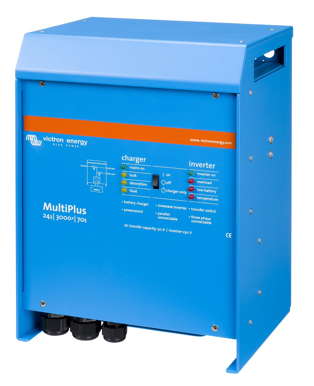 Victron Energy Pmp243021102 Power Inverter/ Battery Charger||pmp243021102_2.Jpg||87||vicpmp2430211||1113849