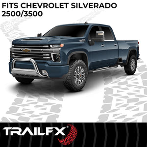 Product of TrailFX B0040S Bull Bar Polished 3 Inch Yes with skid plate 