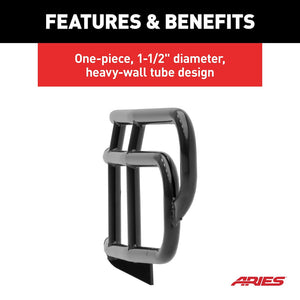 Product of Aries 4076 Grille Guard 1-Piece Black Semi Gloss Powder Coated 
