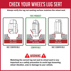 Product of Coyote Wheel Accessories 221167 ET Shank 9/16x18 Lug Nut 