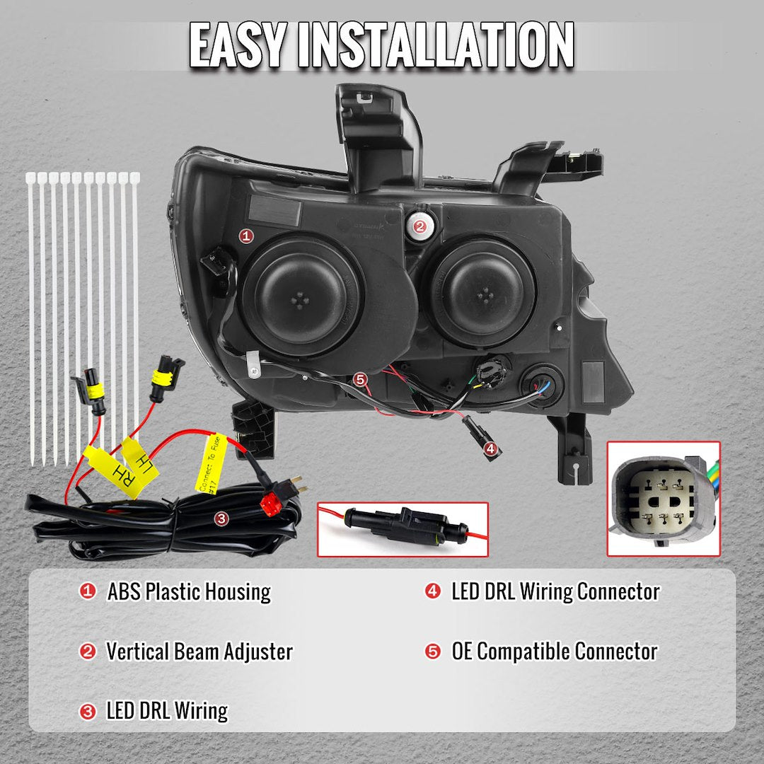 Spec-D Tuning 2lh-Col15sm-G3-Rs Headlight Assembly||2lh-Col15sm-G3-Rs_4.Jpg||89||sdtol15smg3rs||2260512