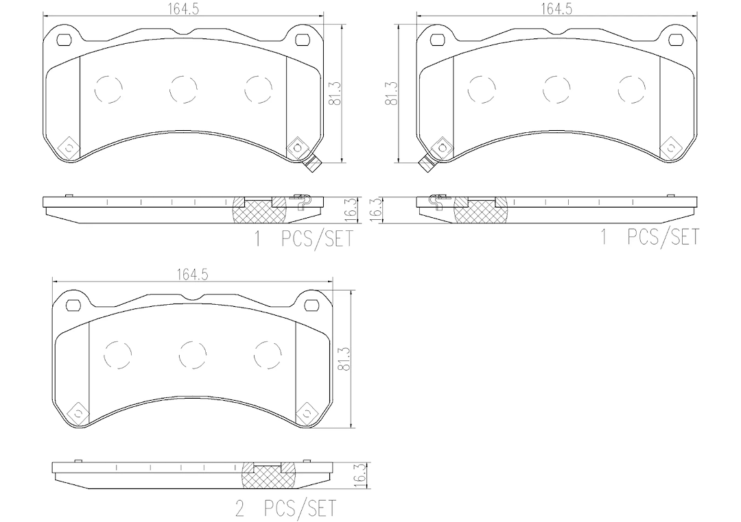 Brembo P83146n Brake Pad||p83146n_1.Png||86||brmp83146n||2104687