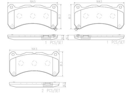 Brembo P83146n Brake Pad||p83146n_1.Png||86||brmp83146n||2104687