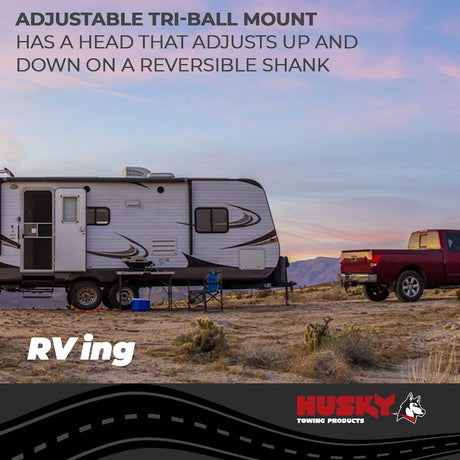 Product of Husky Towing 30001 2 Inch Receiver Trailer Hitch Ball Mount 