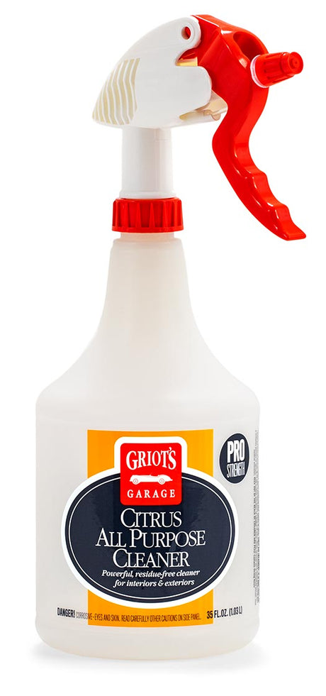 Griots Garage 10832 Spray Bottle||10832 Citrus All Purpose Cleaner 35 Ounce Secondary Bottle.Jpeg||85||gog10832||1182730