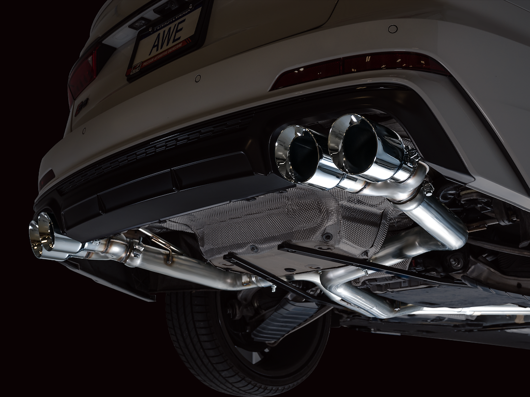 Product of AWE Tuning 3020-42101 Track Edition Cat-Back System Dual Exhaust System Kit 