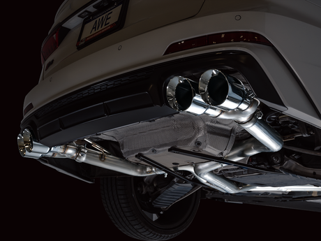 Product of AWE Tuning 3020-42101 Track Edition Cat-Back System Dual Exhaust System Kit 