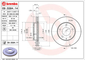 Brembo 09558411c02 Brake Rotor||09.5584.11-D.Jpg||86||brm09558411||1228321