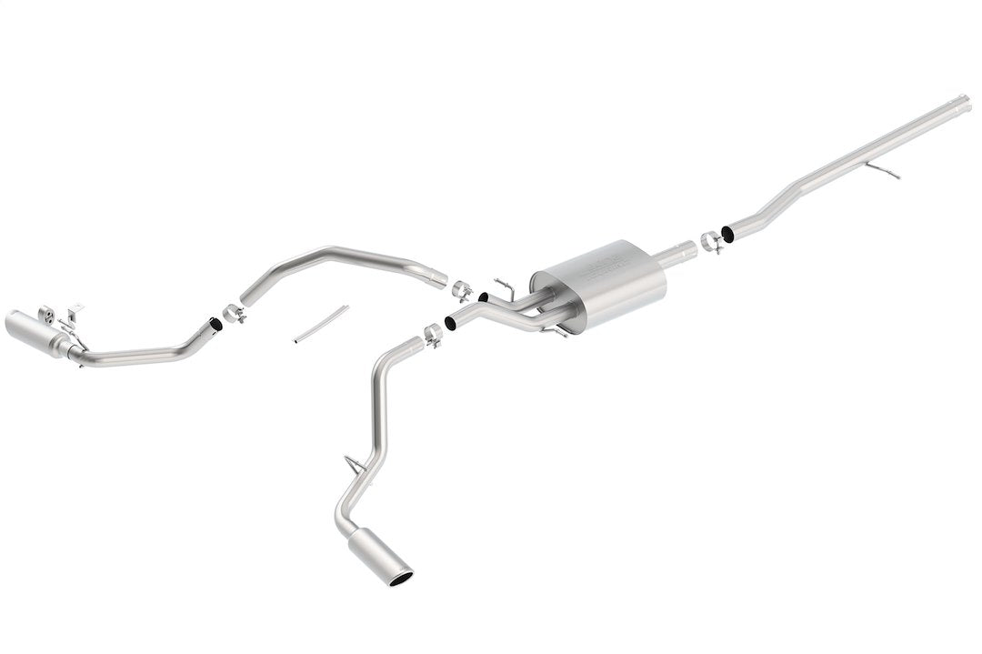 Product of Borla 140544 Touring Cat Back System Single Exhaust System Kit 
