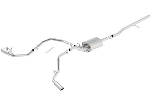Product of Borla 140544 Touring Cat Back System Single Exhaust System Kit 