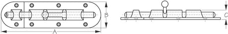 Sea Dog 221243-1 Door Latch Lock||221243-1_1.Jpg||86||sdg2212431||944845