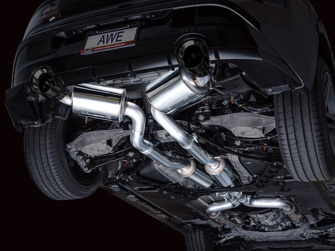 Product of AWE Tuning 3015-33400 Touring Edition Cat-Back System Dual Exhaust System Kit 