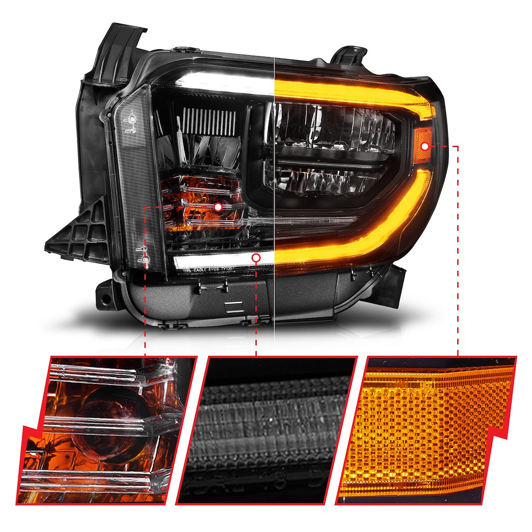 Product of ANZO USA 111531 Standard Beam Headlight Assembly - LED - Set Of 2 