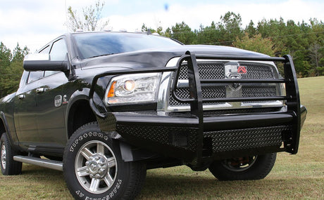 Product of Fab Fours DR10-S2960-1 Black Steel Steel Gloss Powder Coated Bumper 