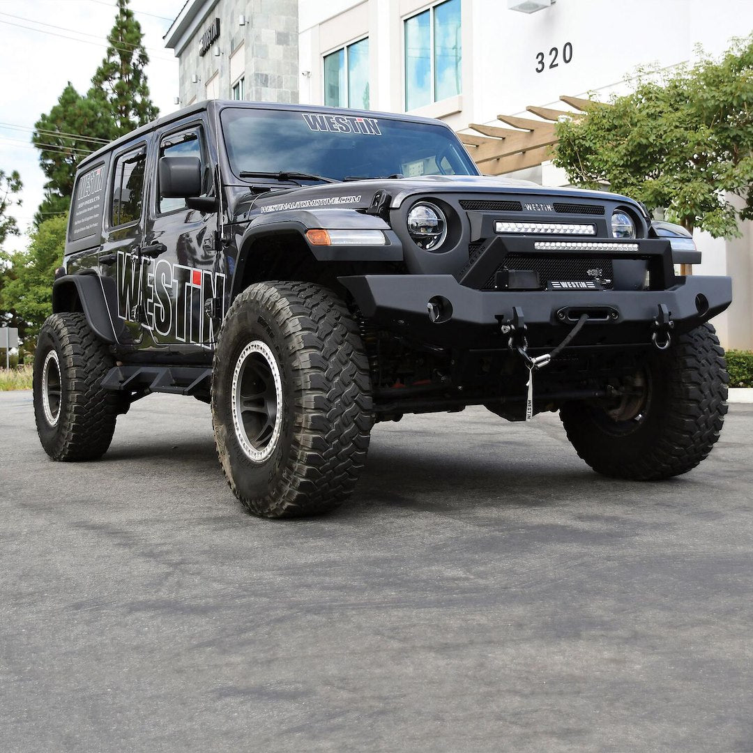 Product of Westin Automotive 59-80125 WJ2 Series Steel Textured Bumper 