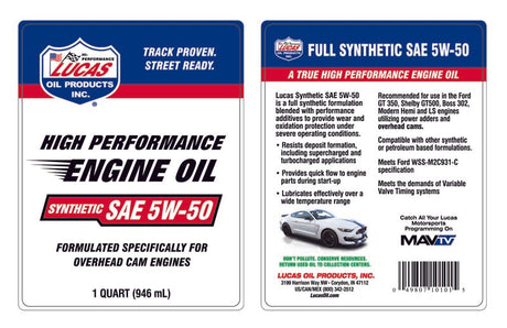 Product of Lucas Oil 10101 Oil